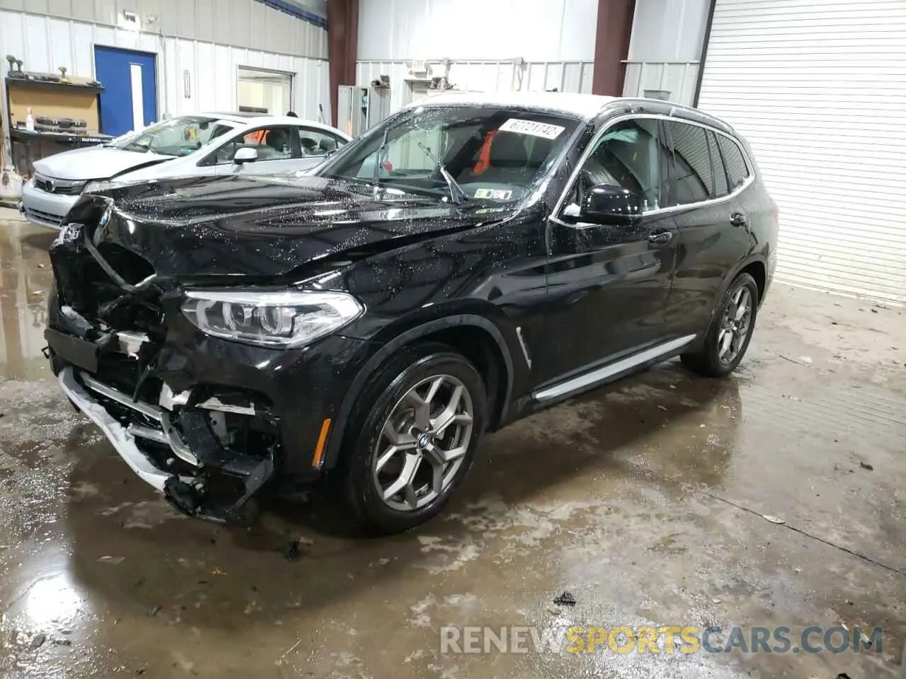 1 Фотография поврежденного автомобиля 5UXTY5C04L9B66523 BMW X3 2020