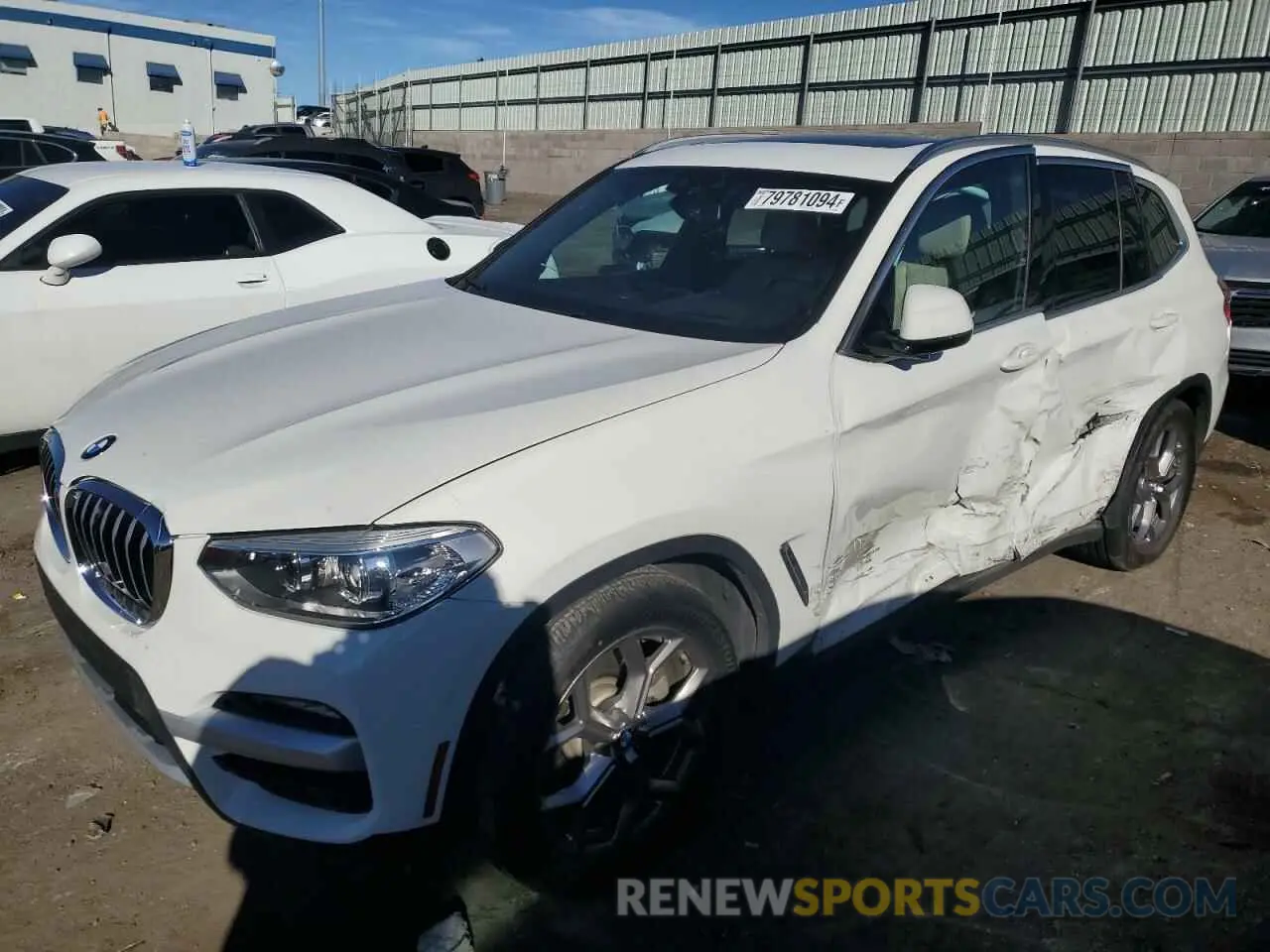 1 Фотография поврежденного автомобиля 5UXTY5C04L9C12383 BMW X3 2020