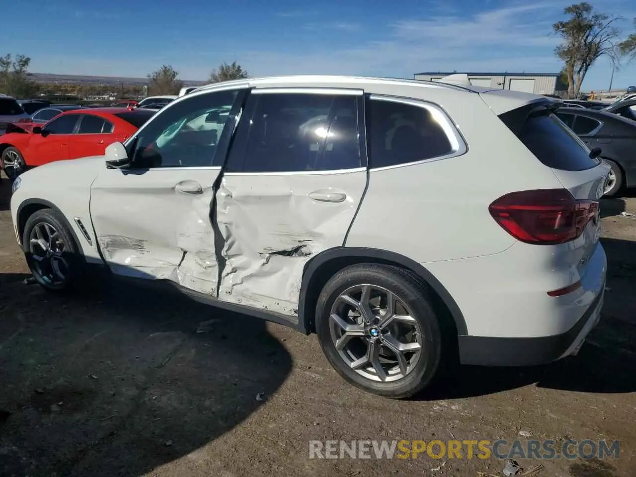 2 Фотография поврежденного автомобиля 5UXTY5C04L9C12383 BMW X3 2020