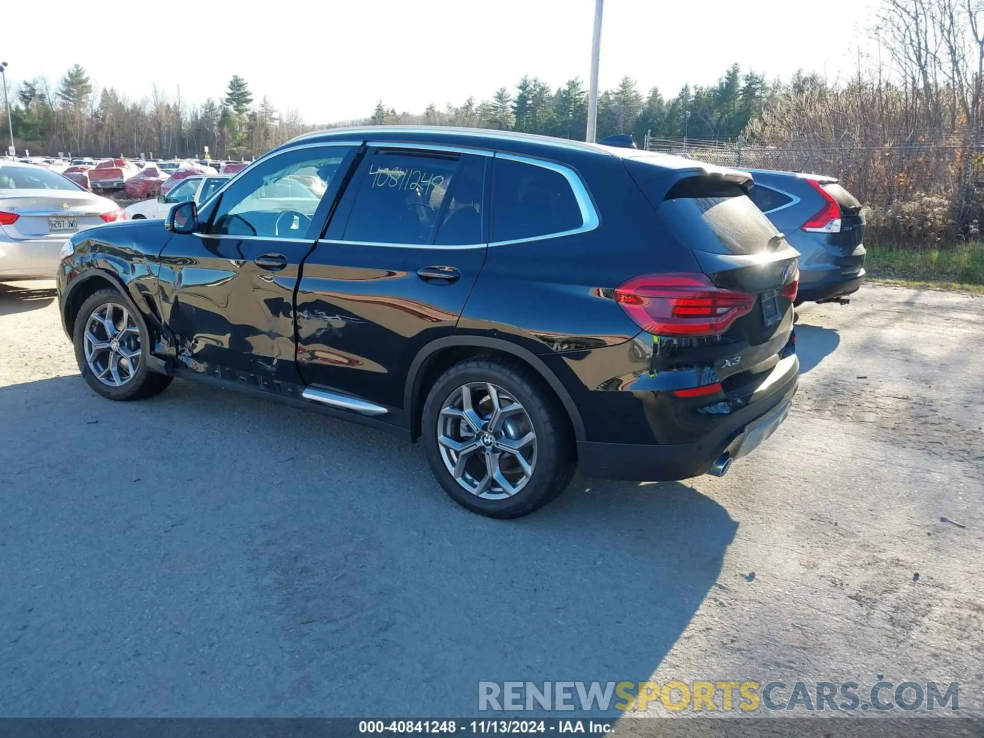 3 Фотография поврежденного автомобиля 5UXTY5C04LLT32264 BMW X3 2020