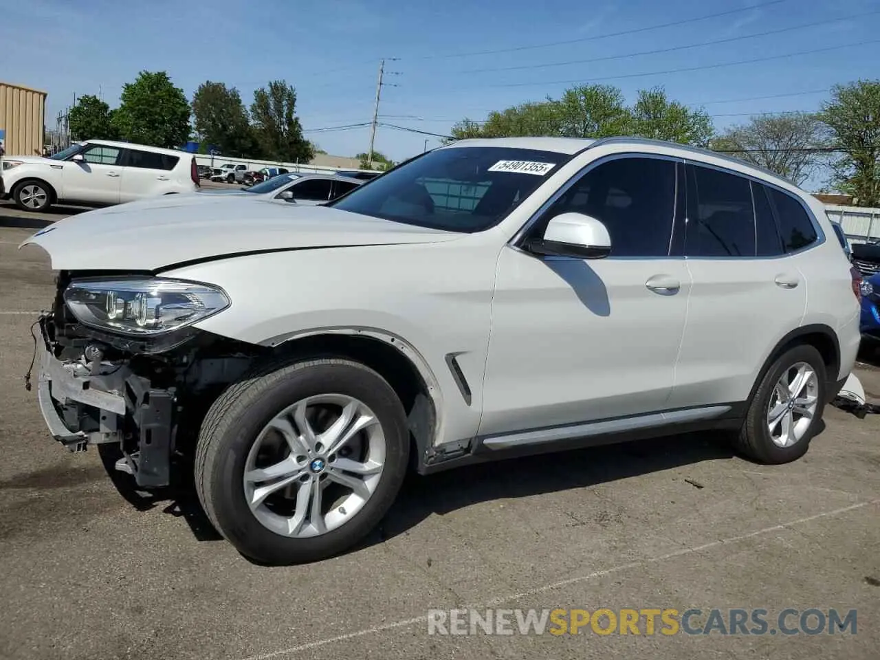 1 Photograph of a damaged car 5UXTY5C06L9B93142 BMW X3 2020