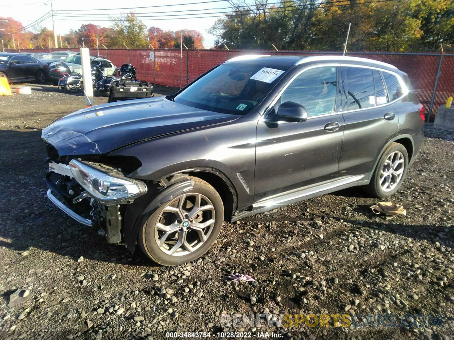 2 Photograph of a damaged car 5UXTY5C07L9B37257 BMW X3 2020