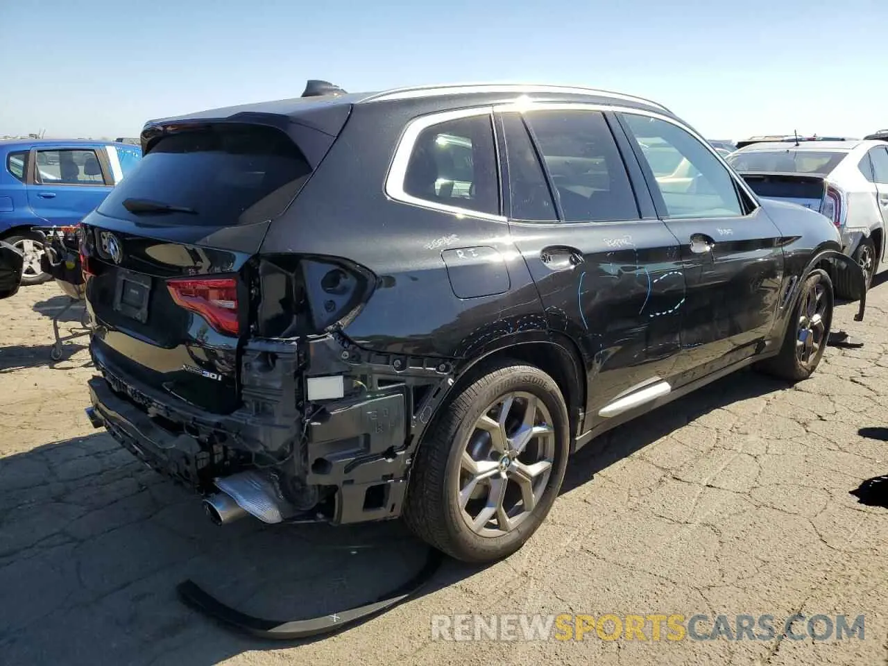 3 Photograph of a damaged car 5UXTY5C07L9D14048 BMW X3 2020