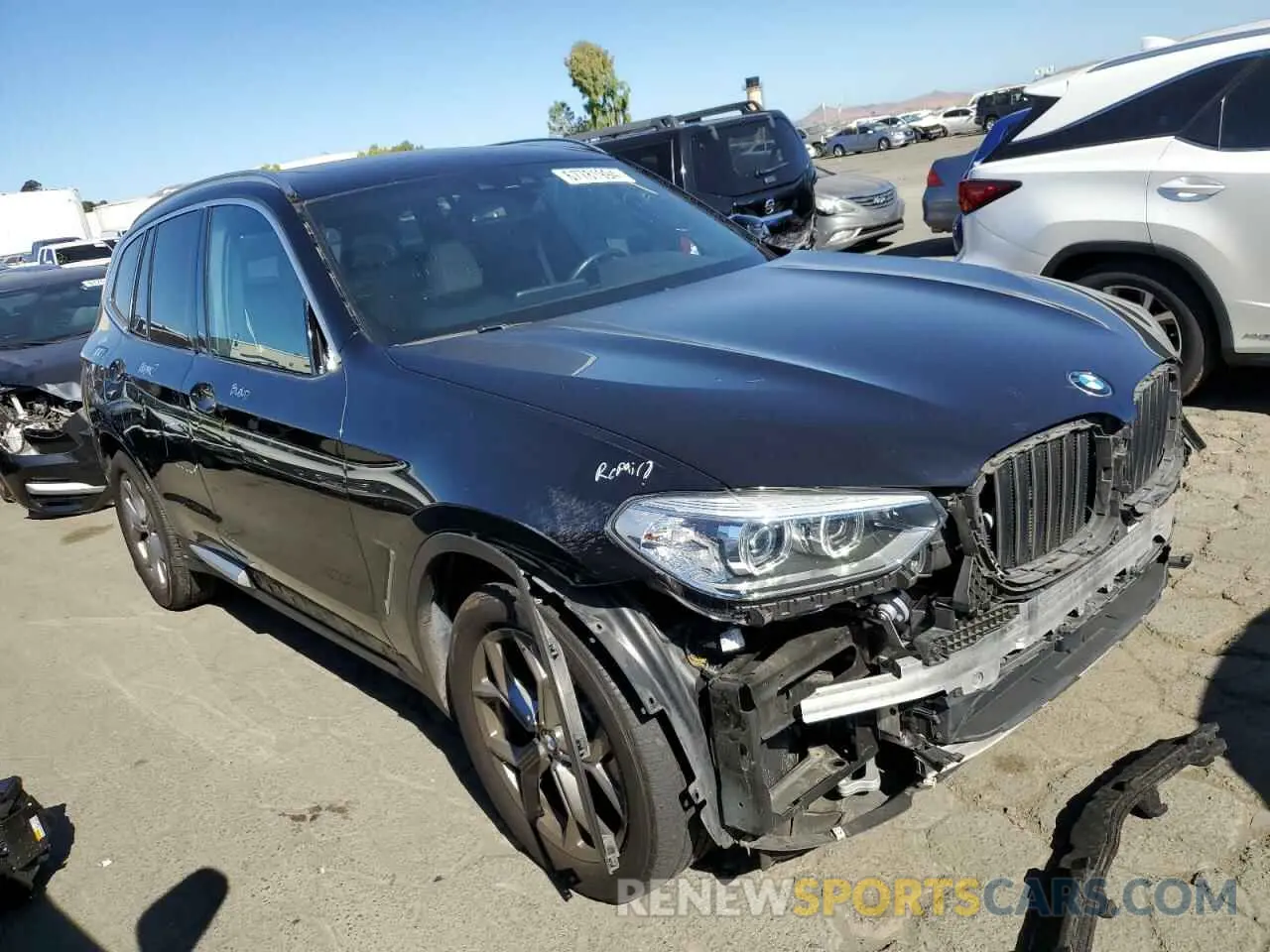 4 Photograph of a damaged car 5UXTY5C07L9D14048 BMW X3 2020