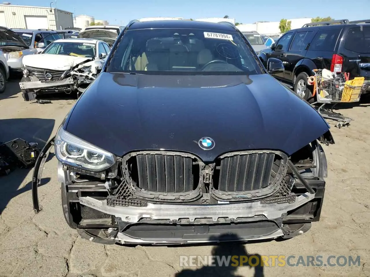 5 Photograph of a damaged car 5UXTY5C07L9D14048 BMW X3 2020