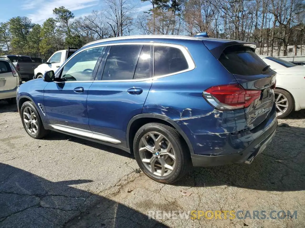2 Фотография поврежденного автомобиля 5UXTY5C07L9D65002 BMW X3 2020