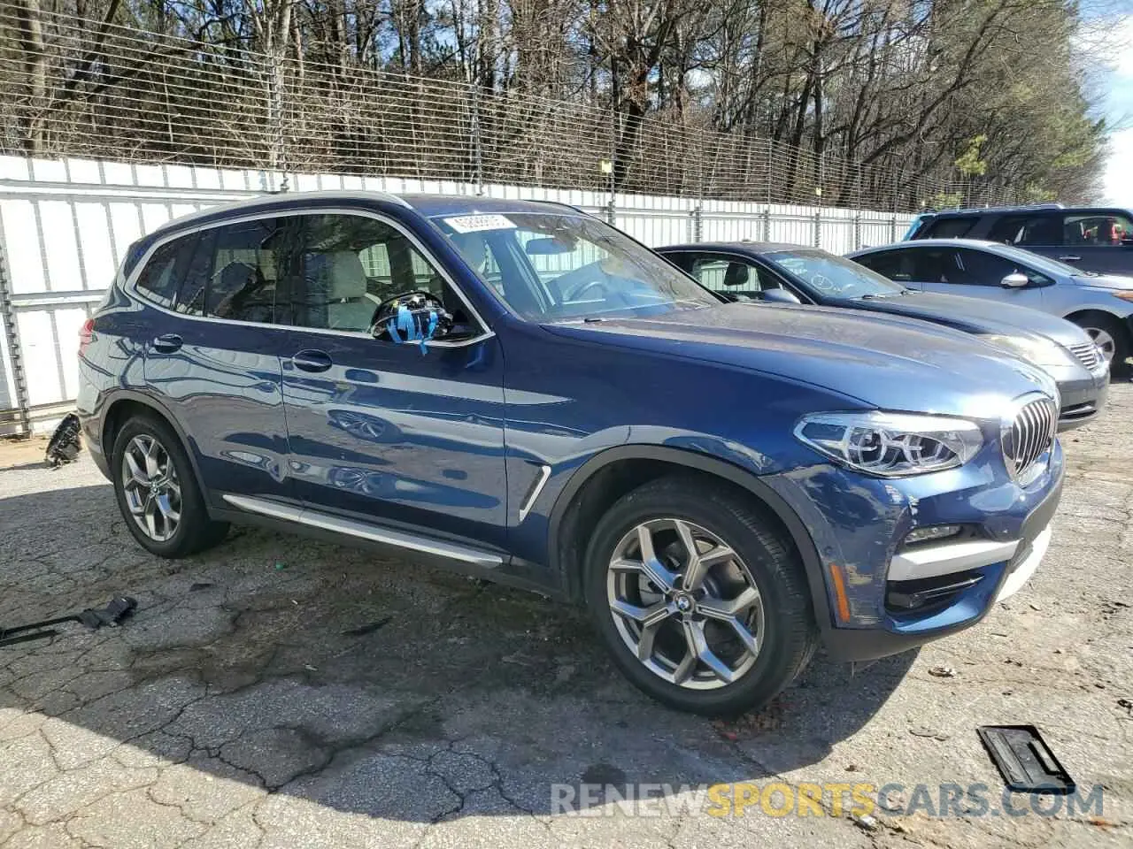 4 Фотография поврежденного автомобиля 5UXTY5C07L9D65002 BMW X3 2020