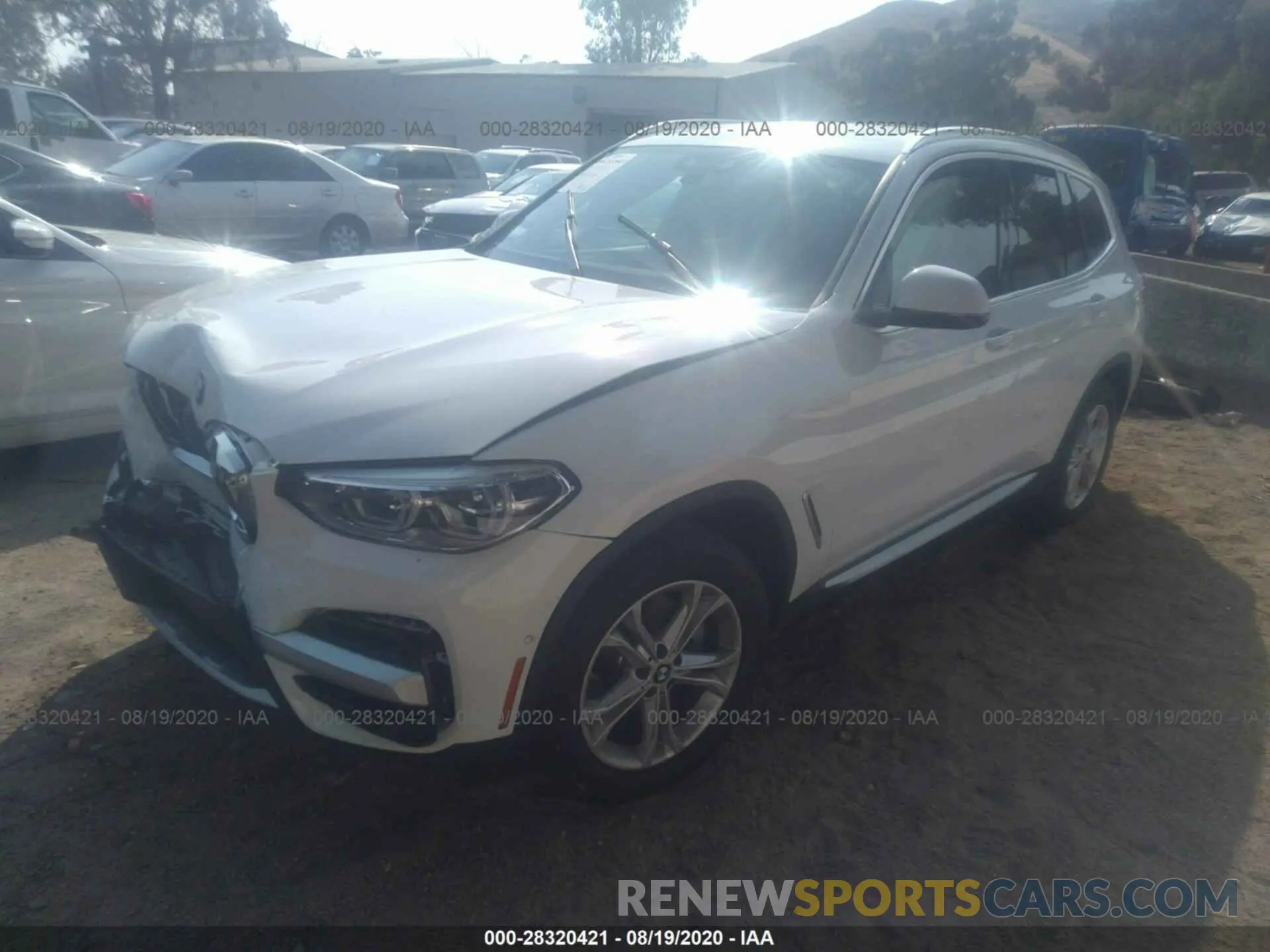 2 Photograph of a damaged car 5UXTY5C07LLT38026 BMW X3 2020