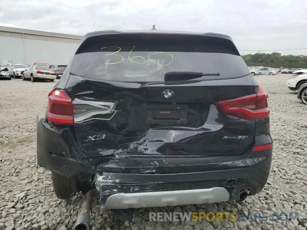6 Photograph of a damaged car 5UXTY5C08L9C04044 BMW X3 2020