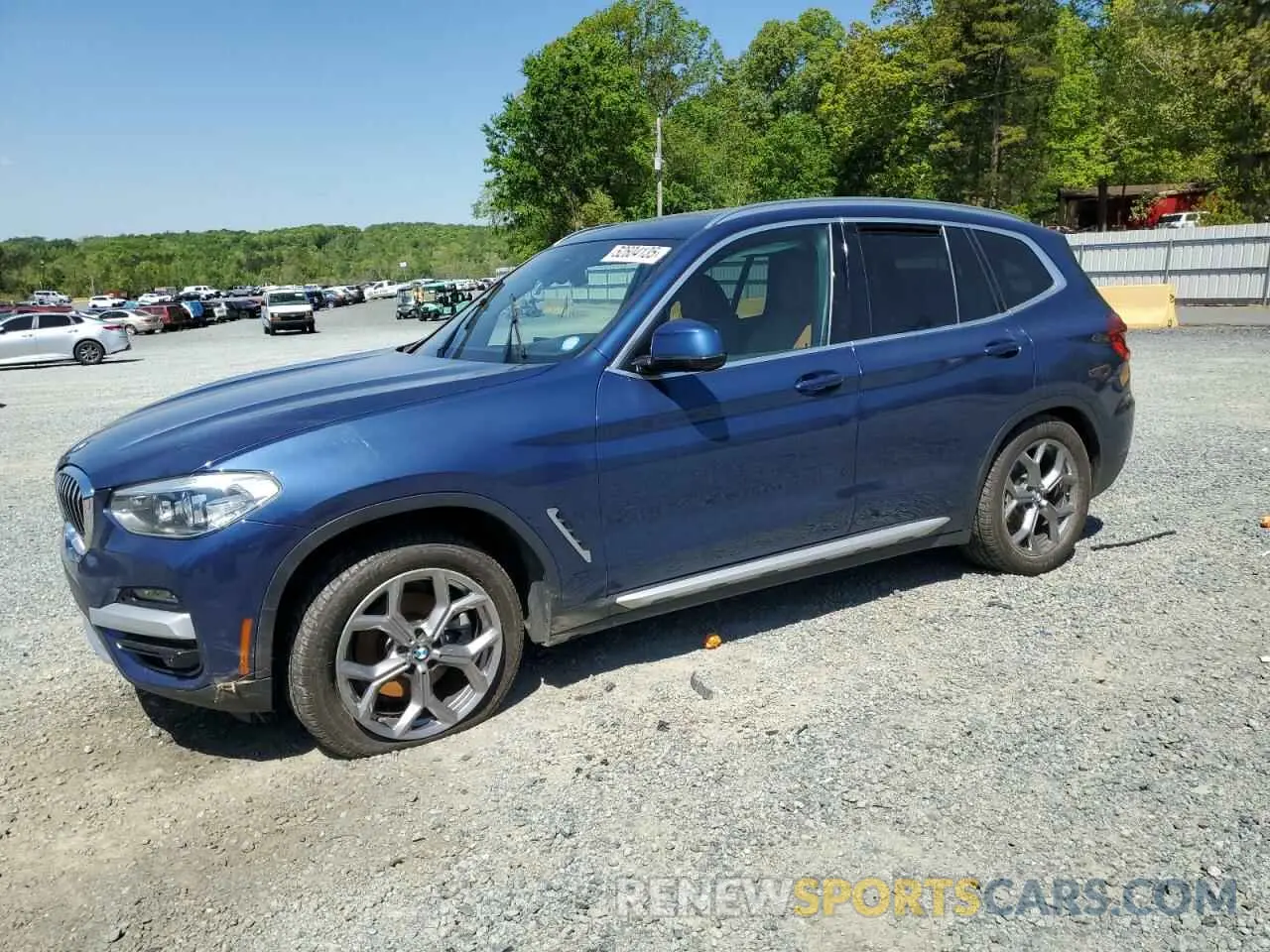 1 Фотография поврежденного автомобиля 5UXTY5C08L9C59092 BMW X3 2020