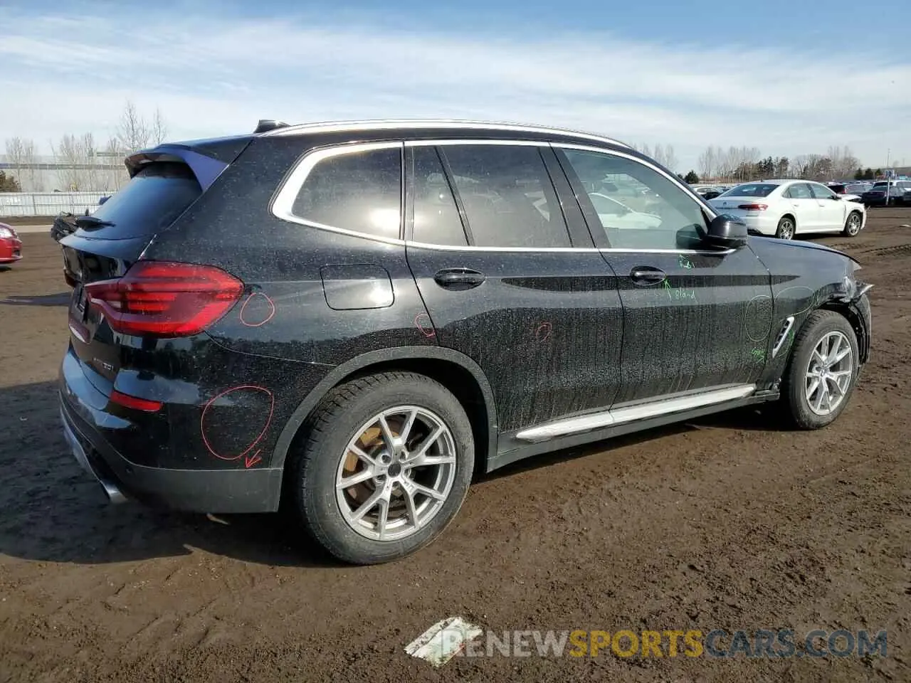 3 Photograph of a damaged car 5UXTY5C09L9B72382 BMW X3 2020