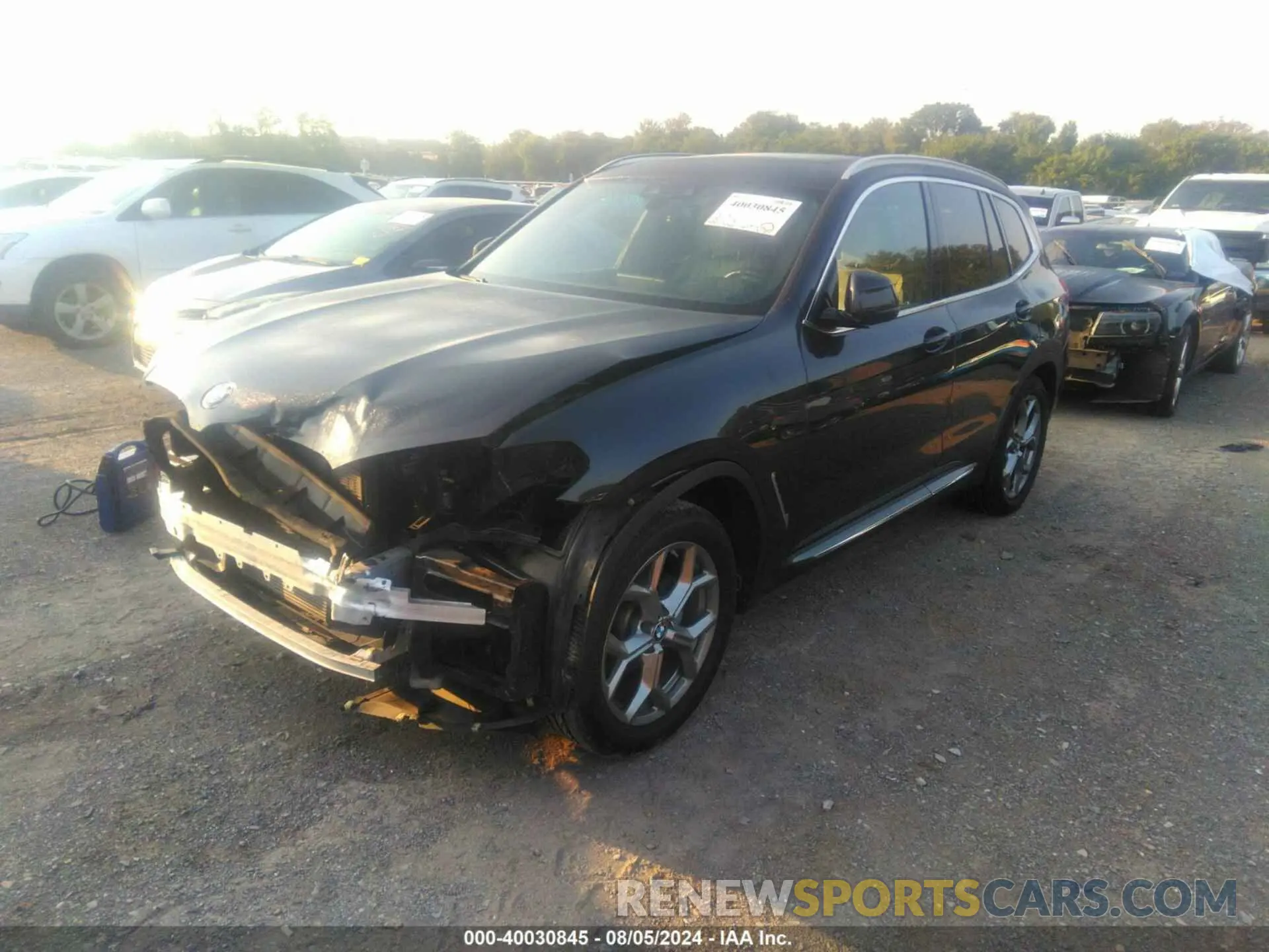 2 Photograph of a damaged car 5UXTY5C09L9D66653 BMW X3 2020