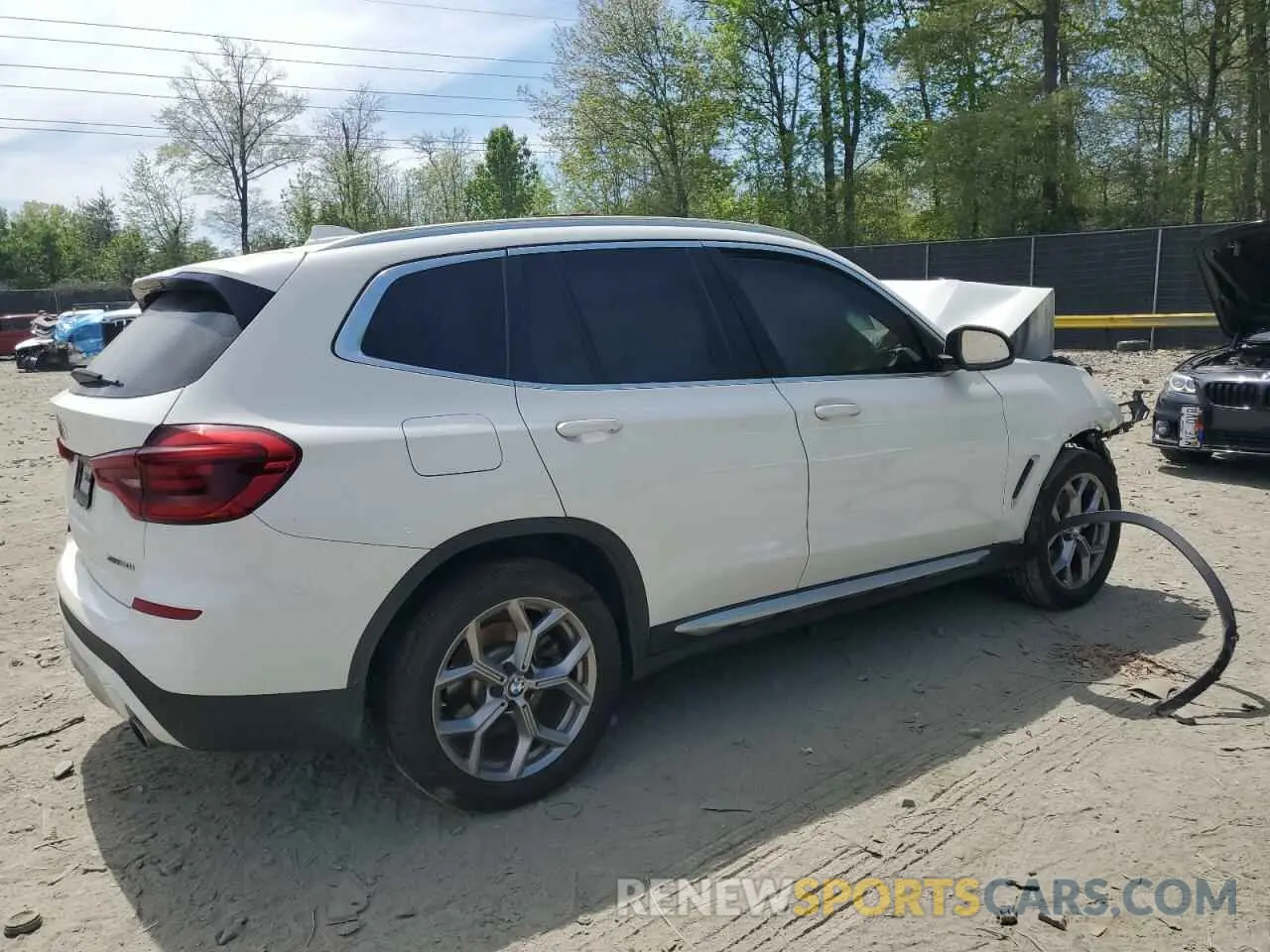 3 Фотография поврежденного автомобиля 5UXTY5C09LLT33023 BMW X3 2020