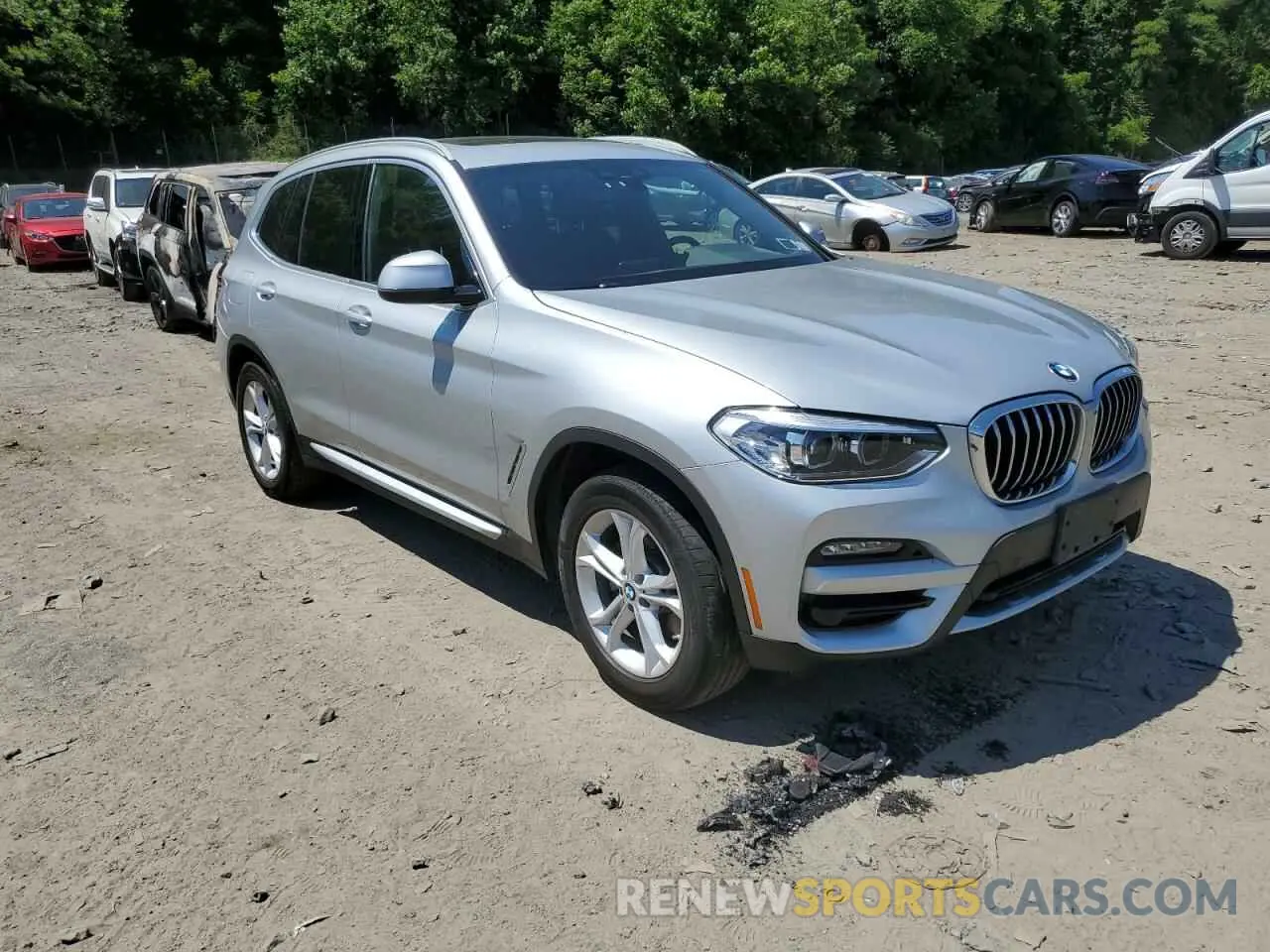 4 Фотография поврежденного автомобиля 5UXTY5C09LLT35659 BMW X3 2020