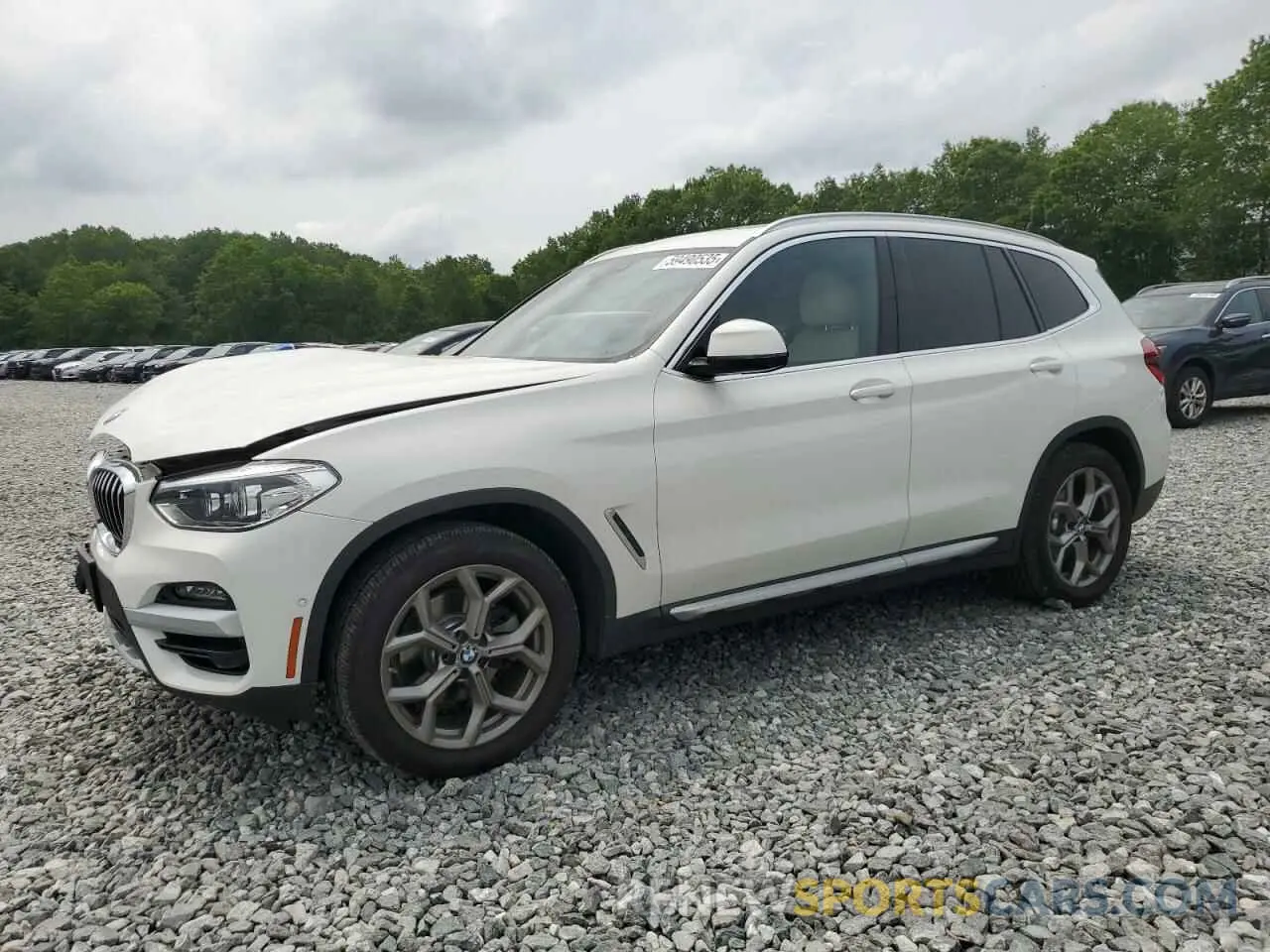 1 Photograph of a damaged car 5UXTY5C0XL9B75954 BMW X3 2020