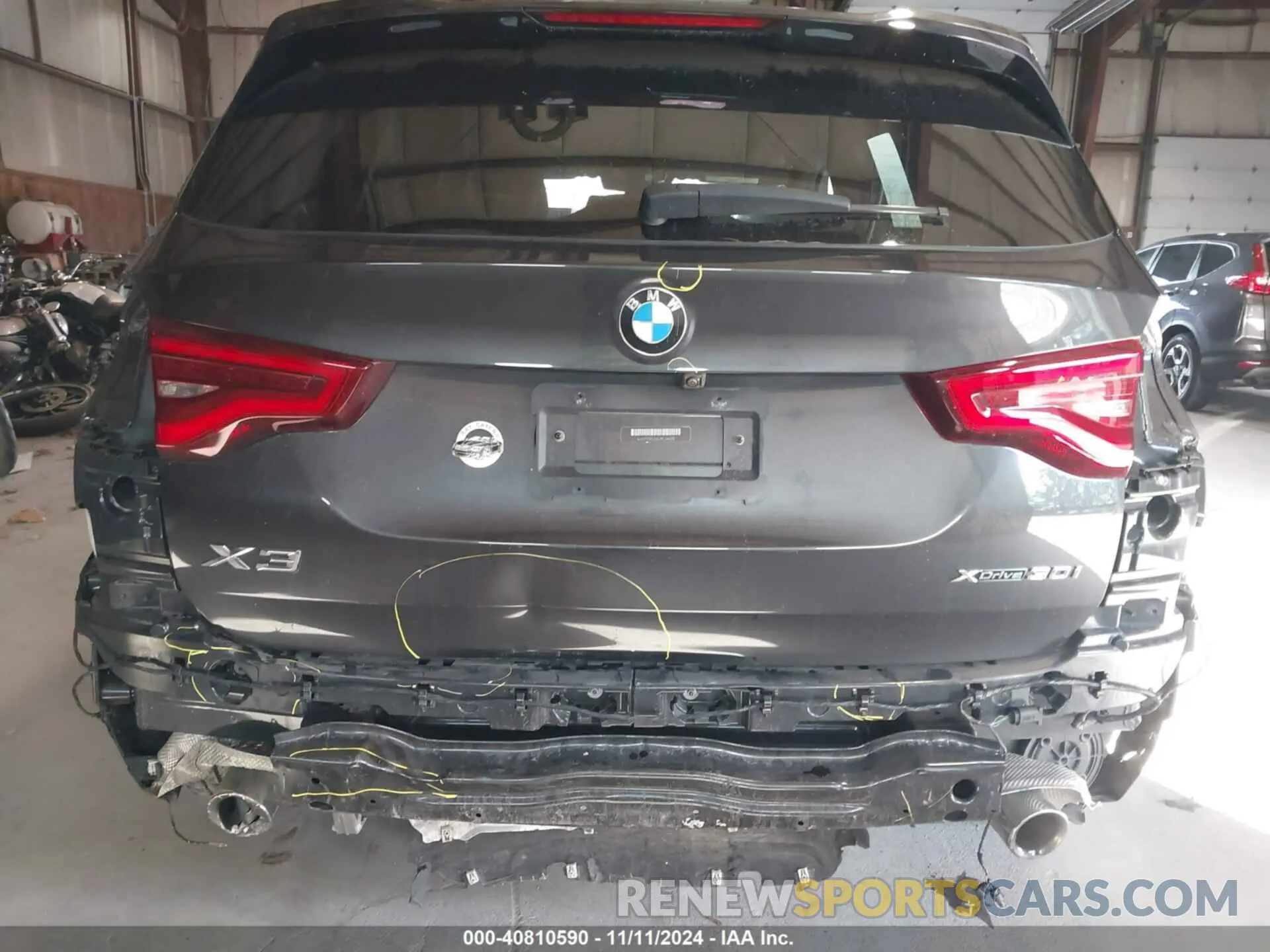 6 Photograph of a damaged car 5UXTY5C0XL9C64620 BMW X3 2020