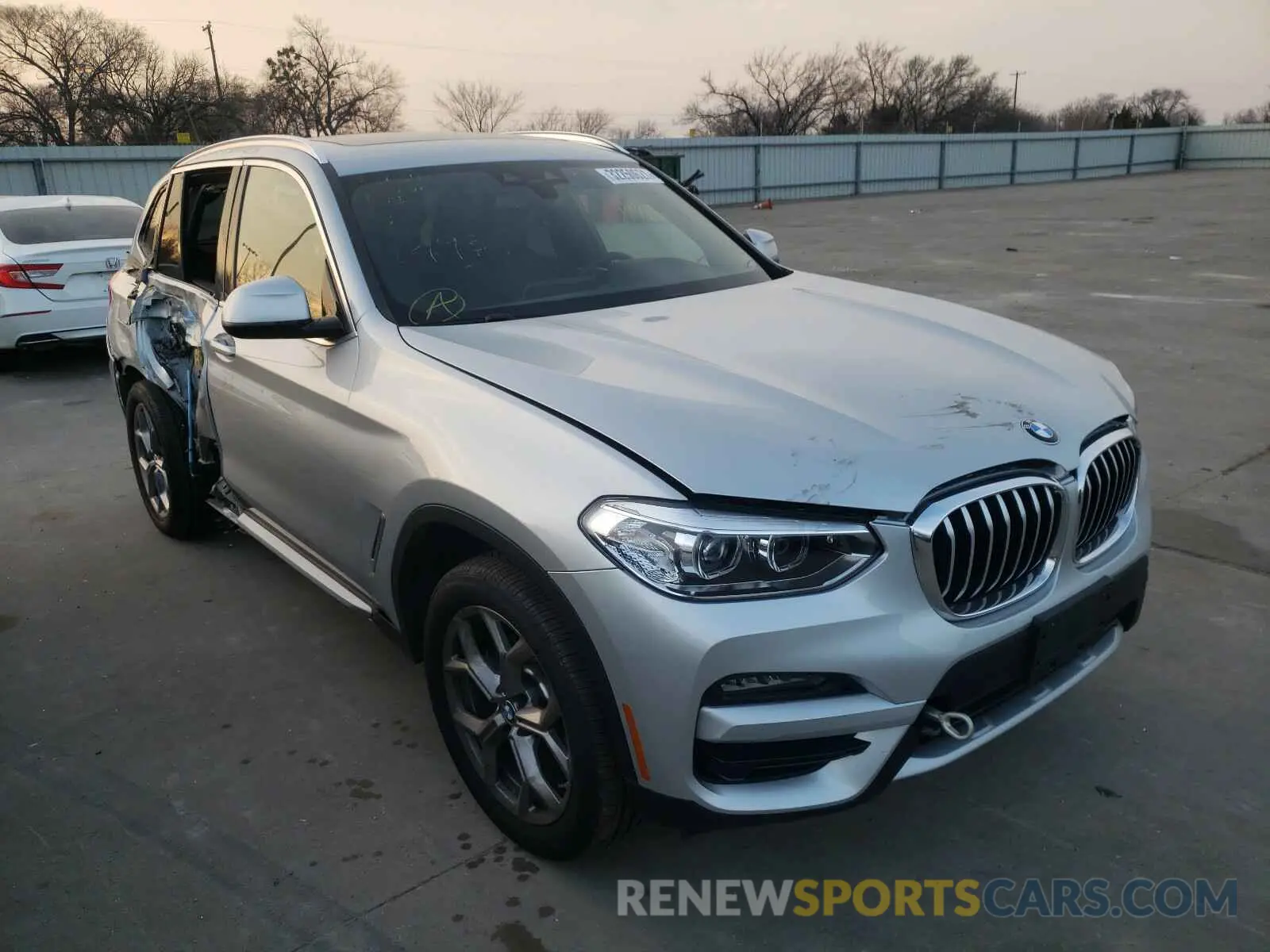 1 Photograph of a damaged car 5UXTY5C0XL9C84799 BMW X3 2020