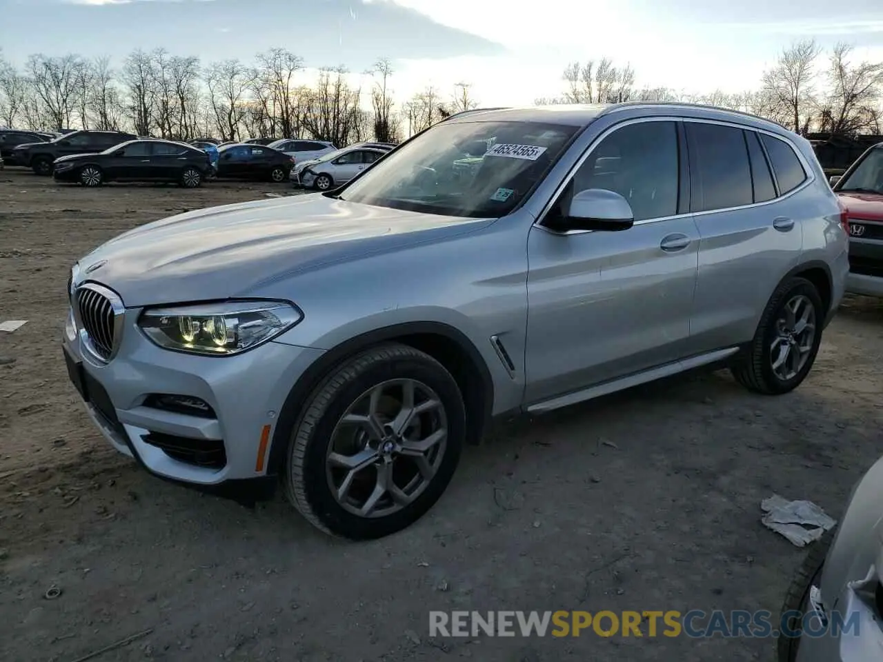 1 Photograph of a damaged car 5UXTY5C0XL9D39221 BMW X3 2020