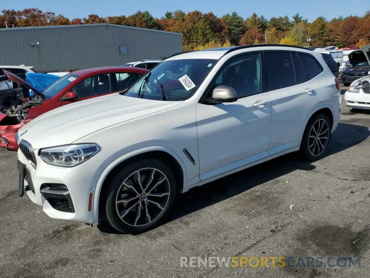 1 Photograph of a damaged car 5UXTY9C03L9B90626 BMW X3 2020