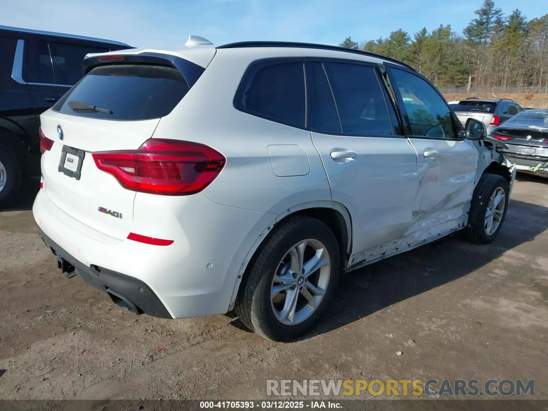 4 Фотография поврежденного автомобиля 5UXTY9C04L9B25297 BMW X3 2020