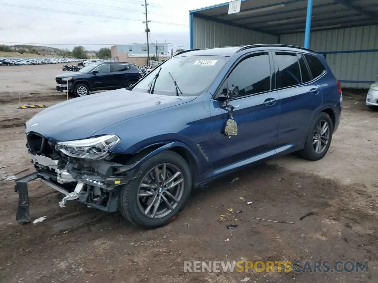 1 Фотография поврежденного автомобиля 5UXTY9C04L9B39734 BMW X3 2020