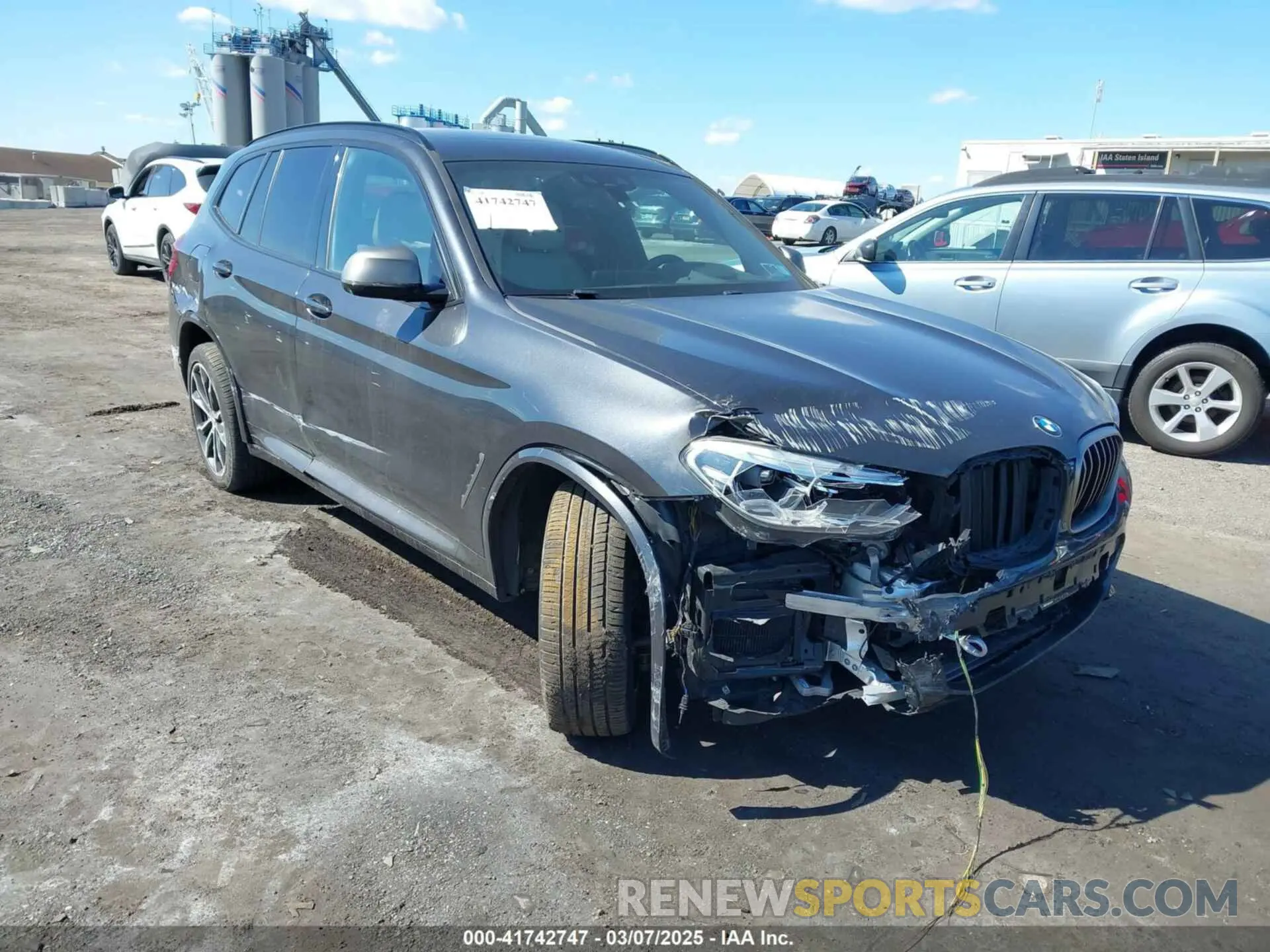 1 Фотография поврежденного автомобиля 5UXTY9C05LLE59910 BMW X3 2020