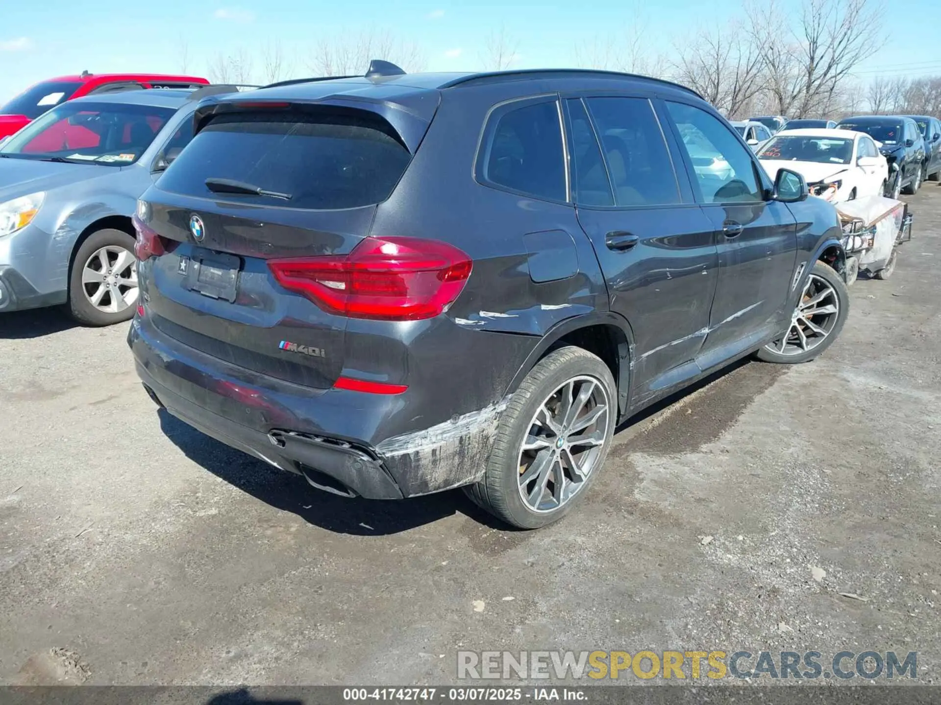 4 Фотография поврежденного автомобиля 5UXTY9C05LLE59910 BMW X3 2020