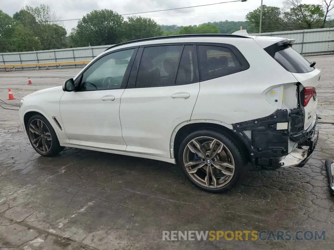 2 Фотография поврежденного автомобиля 5UXTY9C06L9C87528 BMW X3 2020
