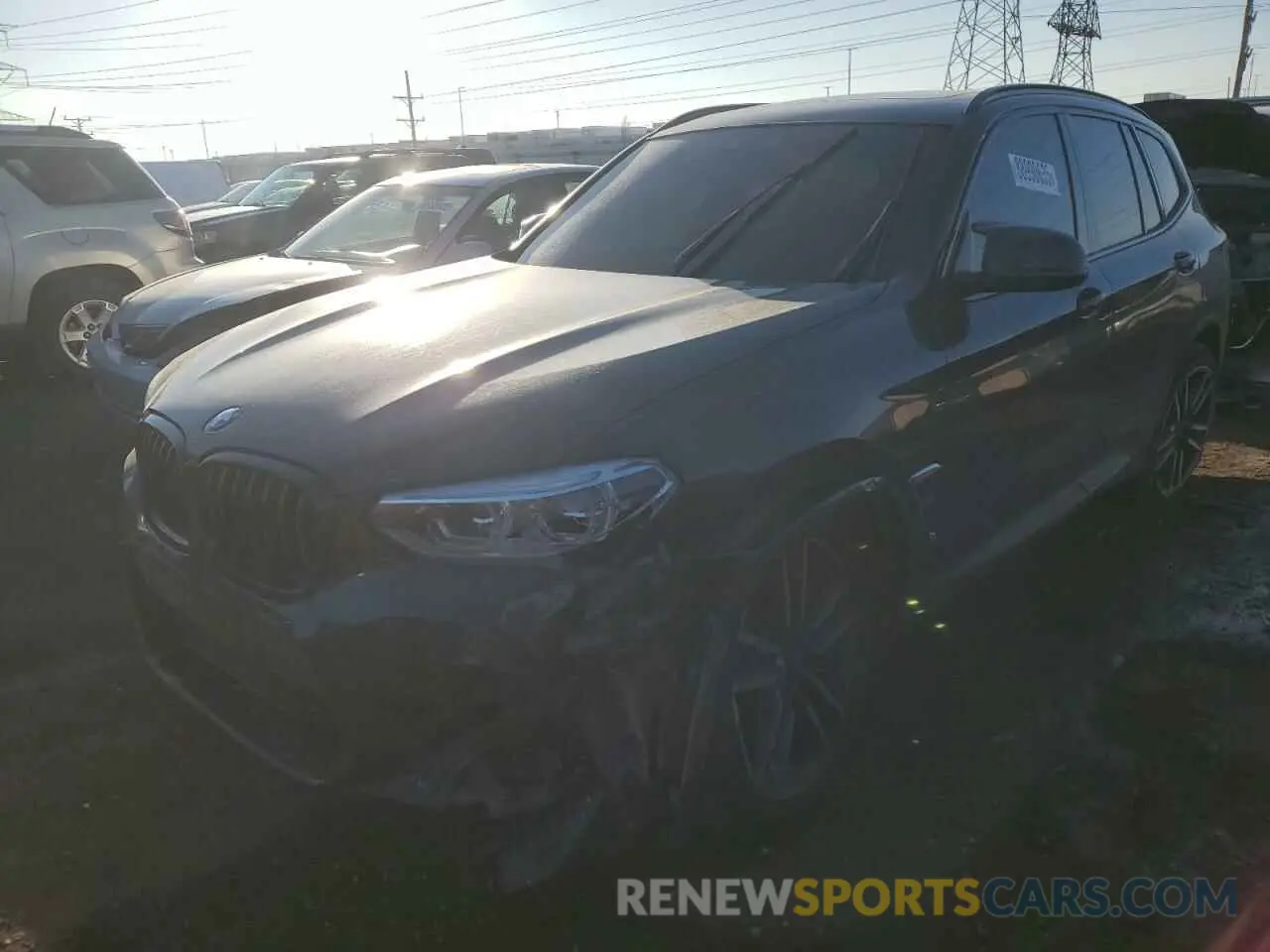 1 Photograph of a damaged car 5YMTS0C06LLA57870 BMW X3 2020