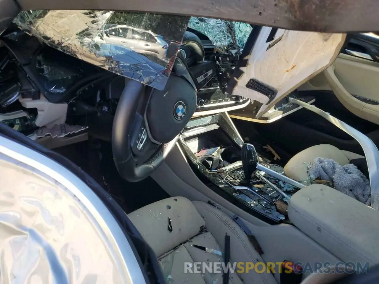 8 Фотография поврежденного автомобиля 5UXTS1C00M9E14570 BMW X3 2021