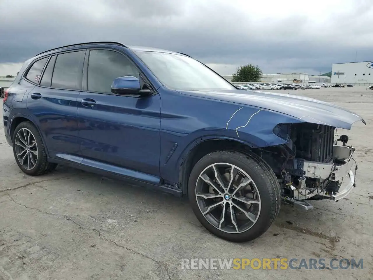 4 Photograph of a damaged car 5UXTS1C01M9G71916 BMW X3 2021