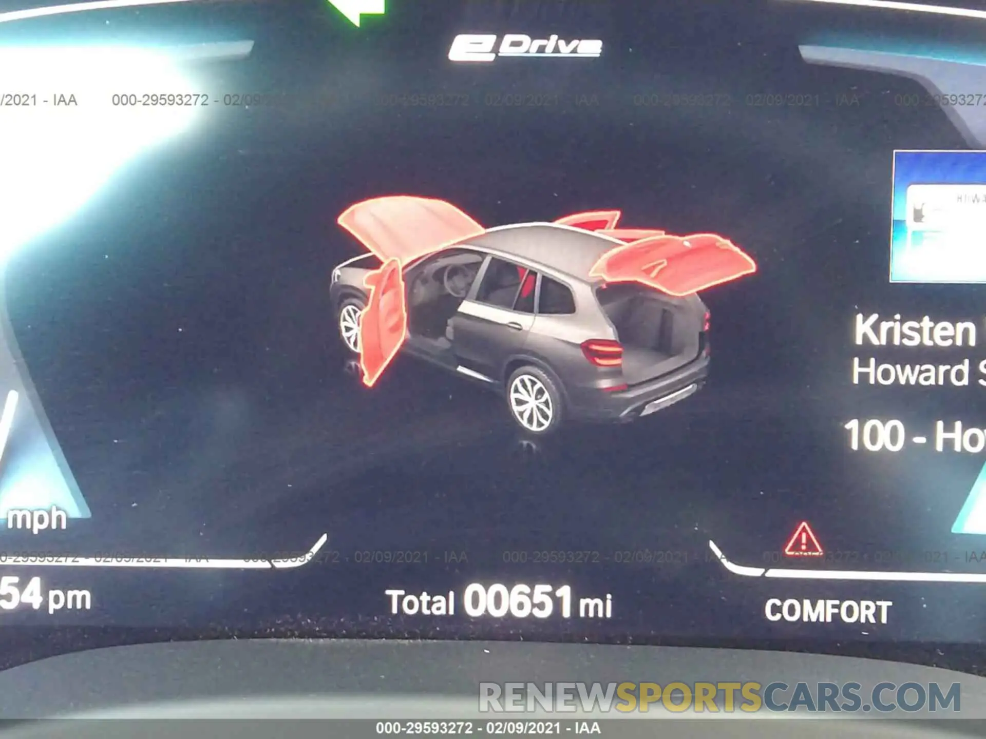 7 Photograph of a damaged car 5UXTS1C02M9F00947 BMW X3 2021