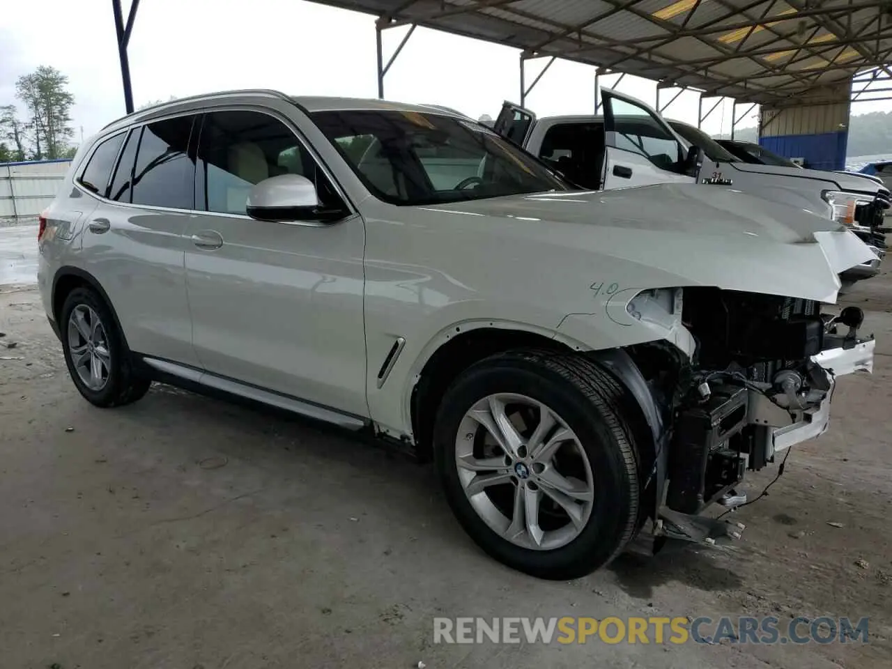 4 Photograph of a damaged car 5UXTS1C07M9E94983 BMW X3 2021