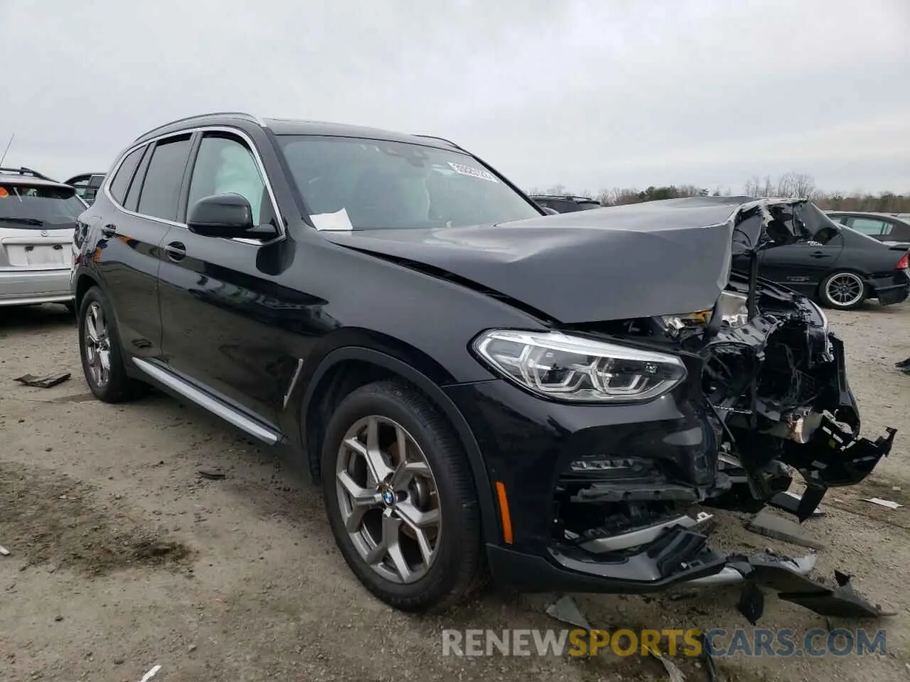1 Photograph of a damaged car 5UXTS1C08M9F84871 BMW X3 2021