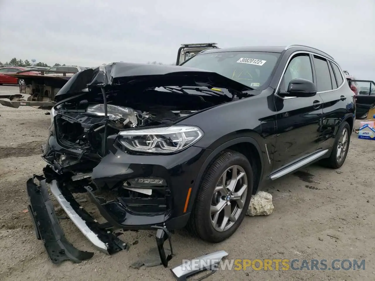 2 Photograph of a damaged car 5UXTS1C08M9F84871 BMW X3 2021