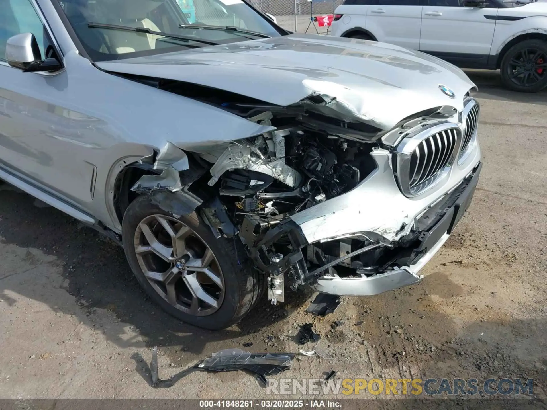 6 Фотография поврежденного автомобиля 5UXTY3C00M9H14796 BMW X3 2021