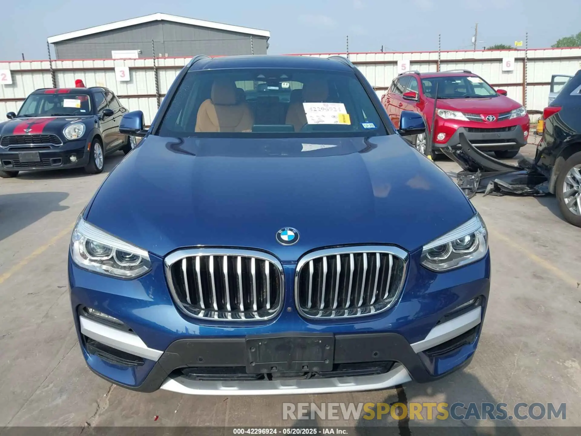 13 Photograph of a damaged car 5UXTY3C01M9F26580 BMW X3 2021