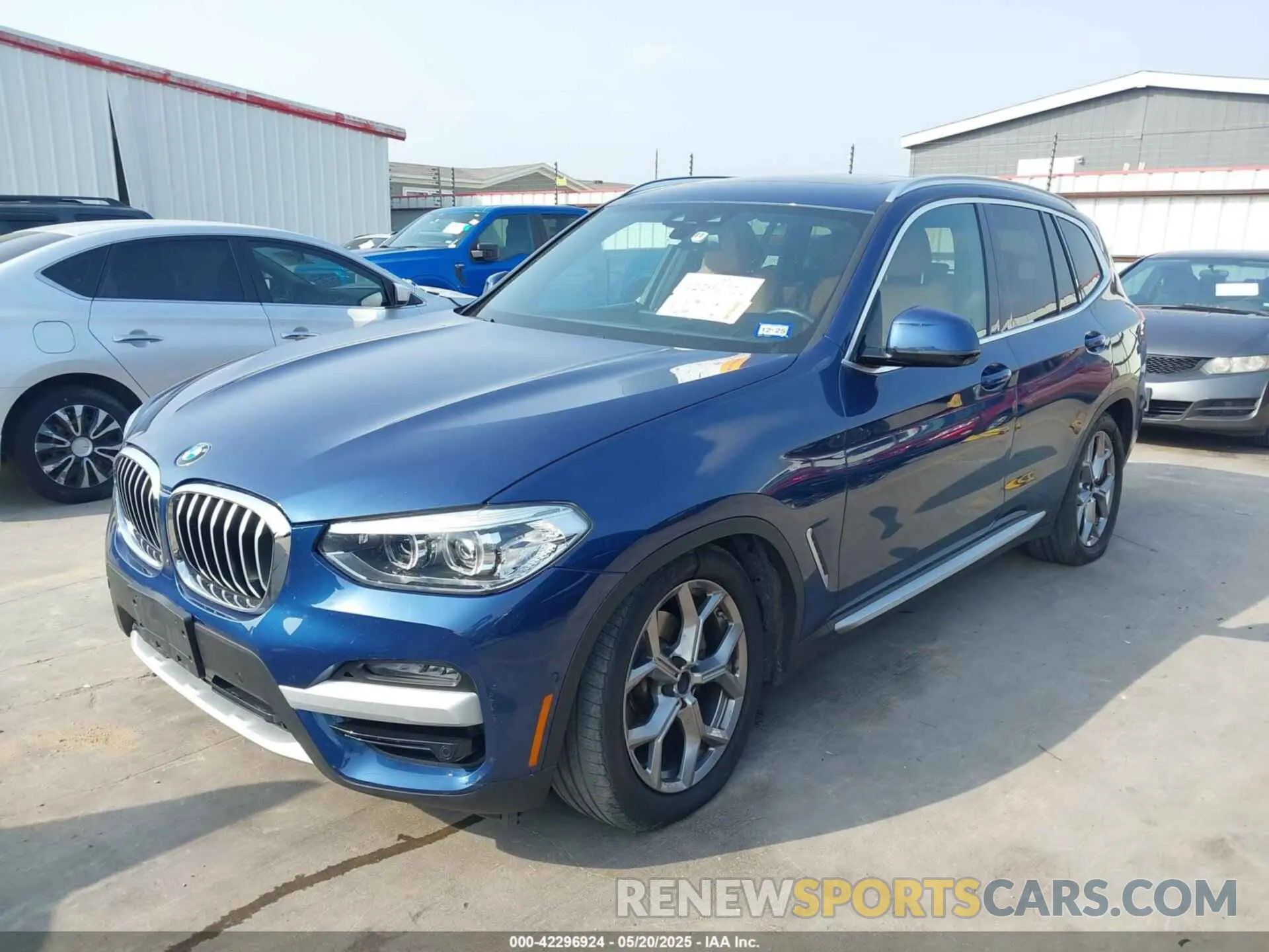 2 Photograph of a damaged car 5UXTY3C01M9F26580 BMW X3 2021