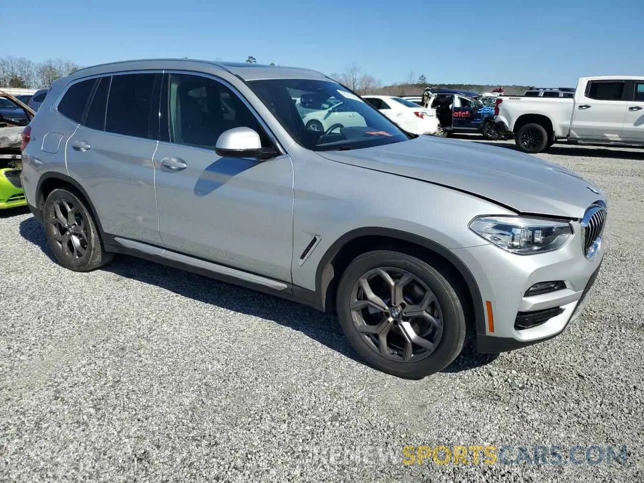 4 Photograph of a damaged car 5UXTY3C01M9G04436 BMW X3 2021