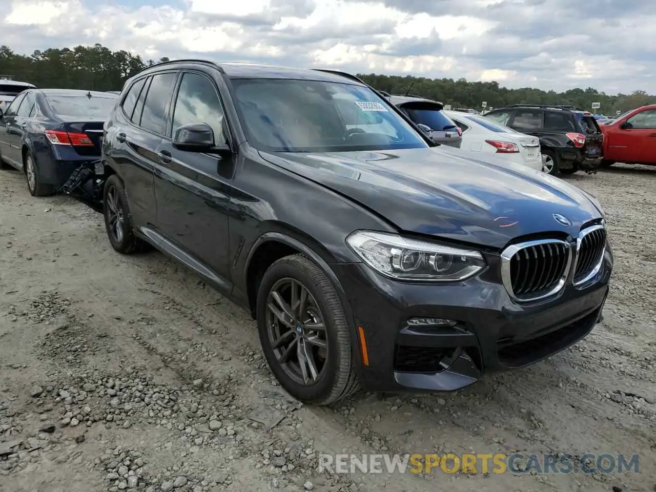 1 Фотография поврежденного автомобиля 5UXTY3C01M9G57668 BMW X3 2021