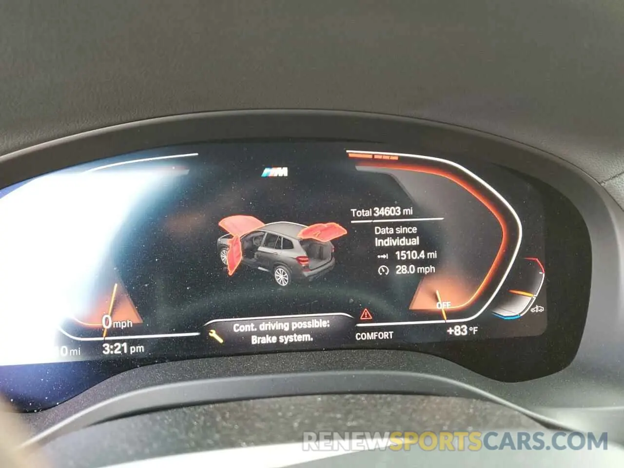 8 Фотография поврежденного автомобиля 5UXTY3C01M9G57668 BMW X3 2021