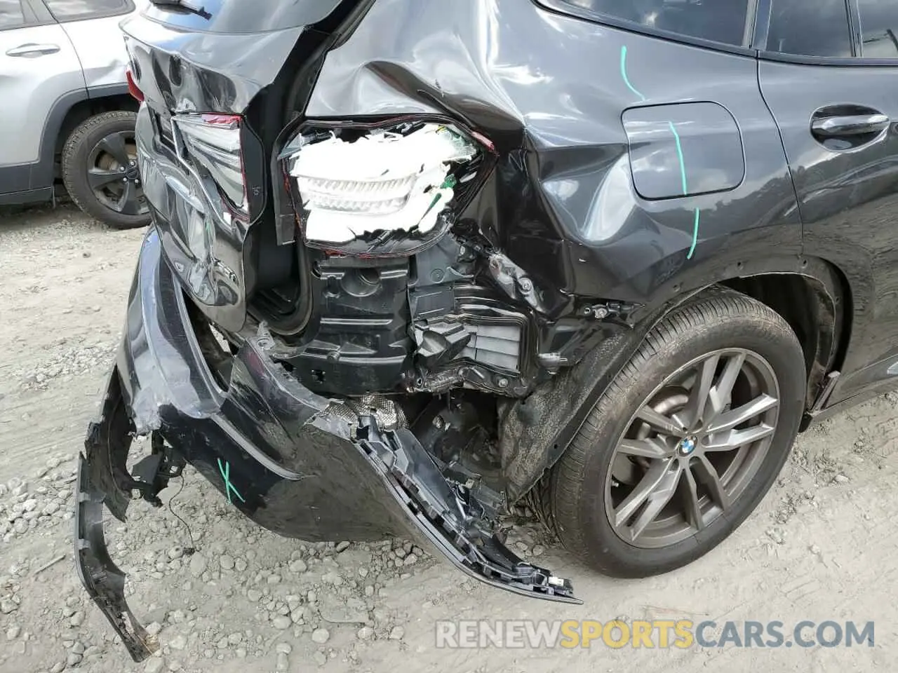9 Фотография поврежденного автомобиля 5UXTY3C01M9G57668 BMW X3 2021