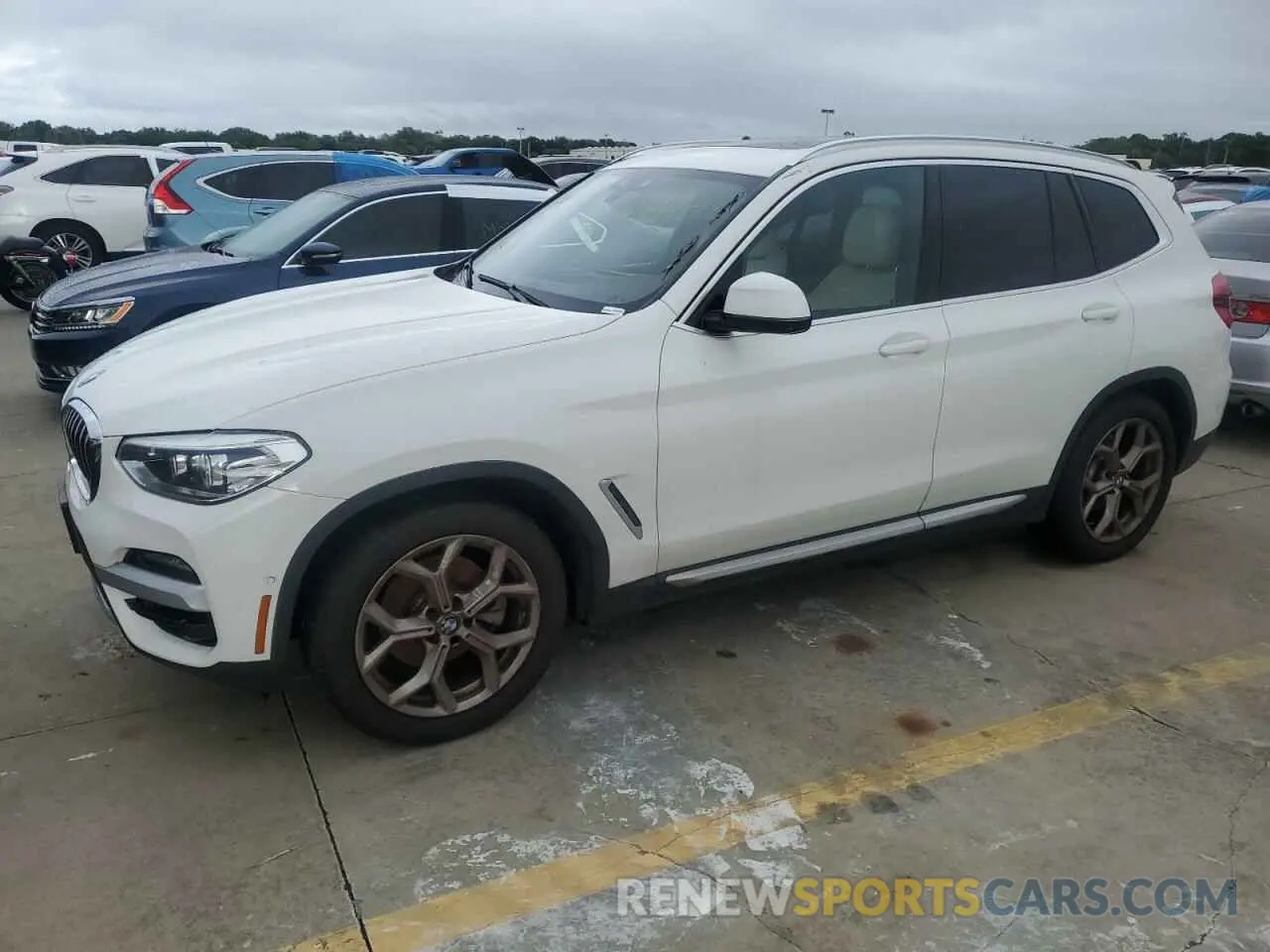 1 Photograph of a damaged car 5UXTY3C02M9G76133 BMW X3 2021