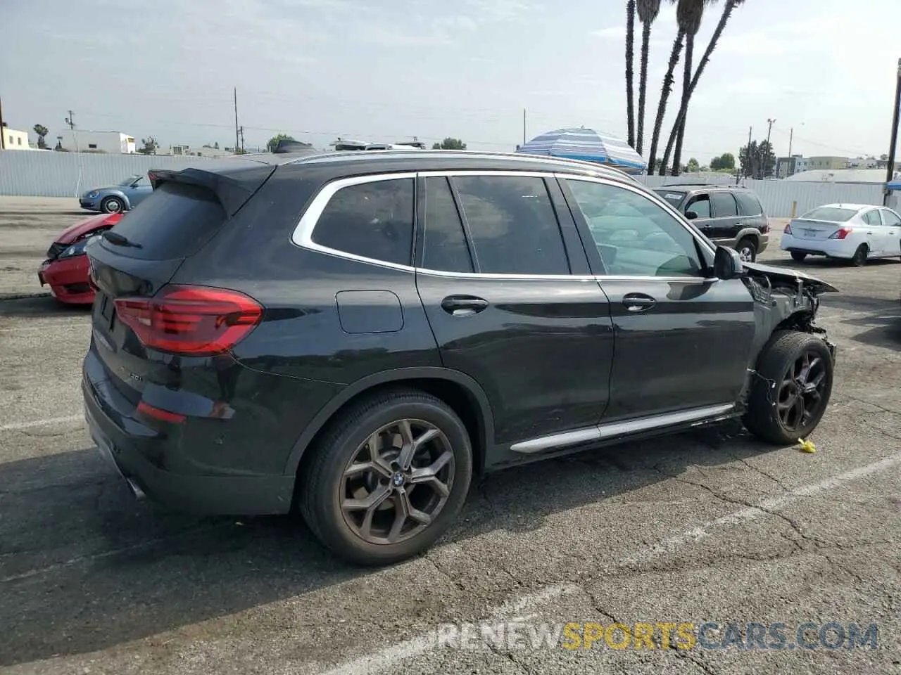 3 Фотография поврежденного автомобиля 5UXTY3C02M9H48593 BMW X3 2021