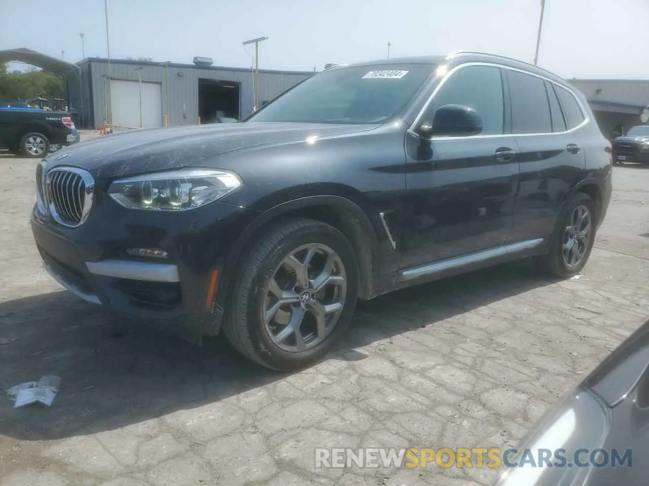 1 Фотография поврежденного автомобиля 5UXTY3C03M9F87851 BMW X3 2021