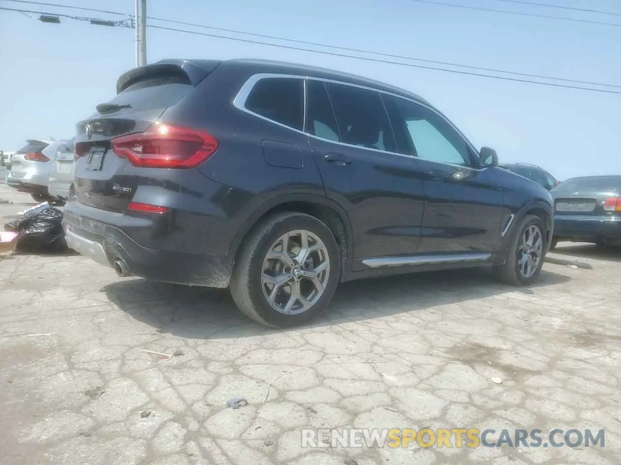 3 Фотография поврежденного автомобиля 5UXTY3C03M9F87851 BMW X3 2021