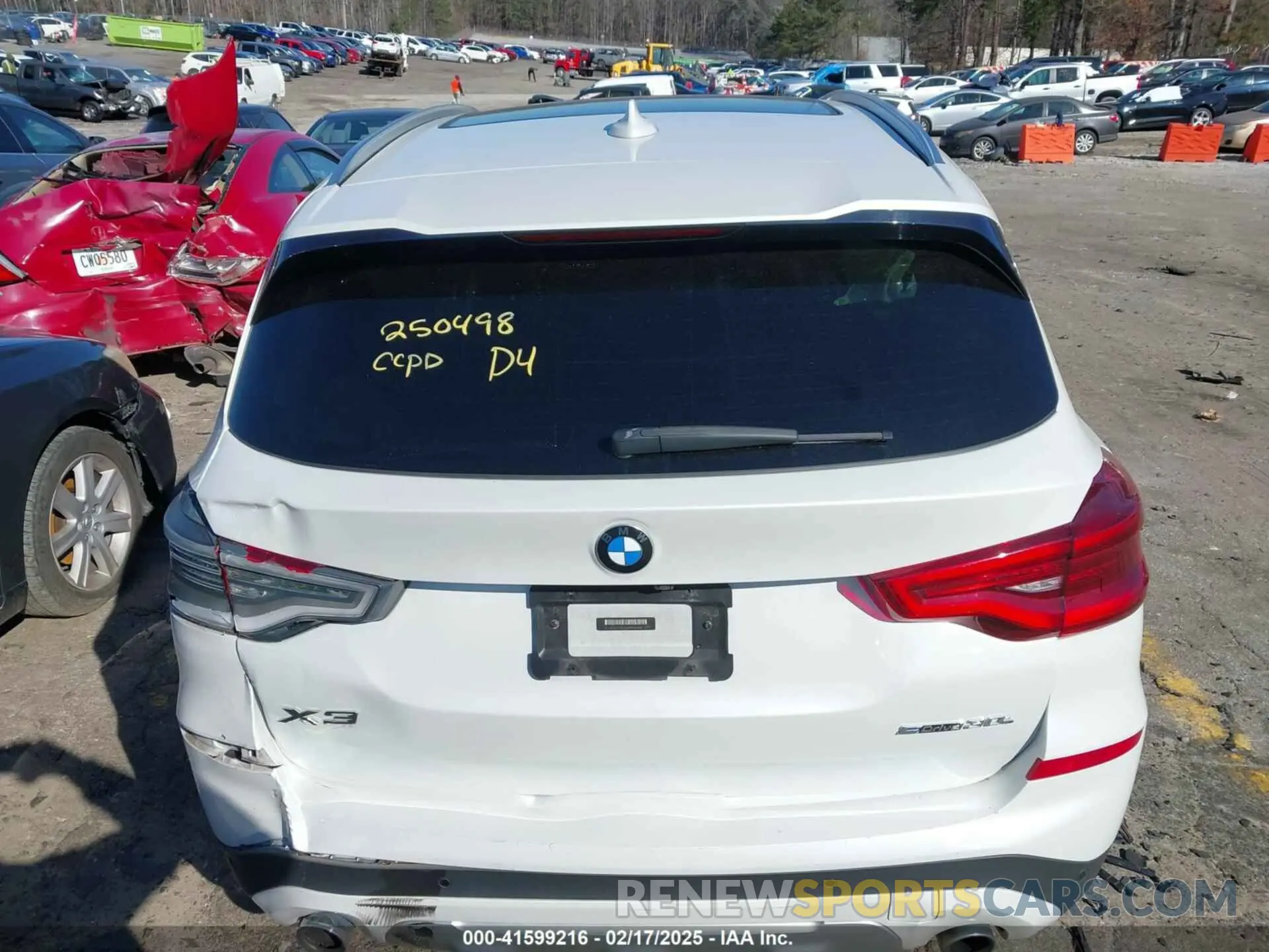 16 Фотография поврежденного автомобиля 5UXTY3C03M9H57528 BMW X3 2021