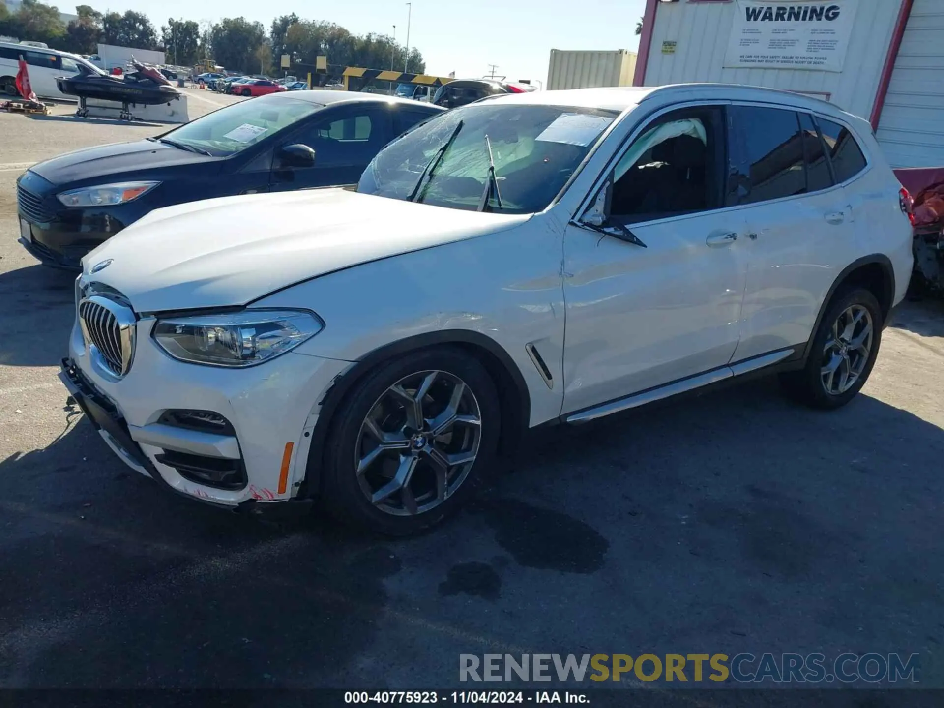 2 Фотография поврежденного автомобиля 5UXTY3C04M9H84740 BMW X3 2021