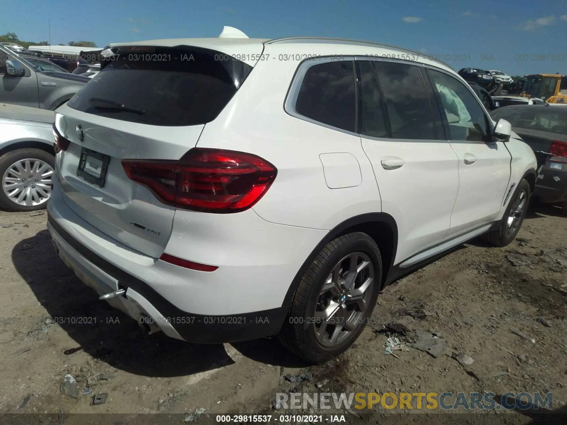 4 Photograph of a damaged car 5UXTY3C05M9E68943 BMW X3 2021