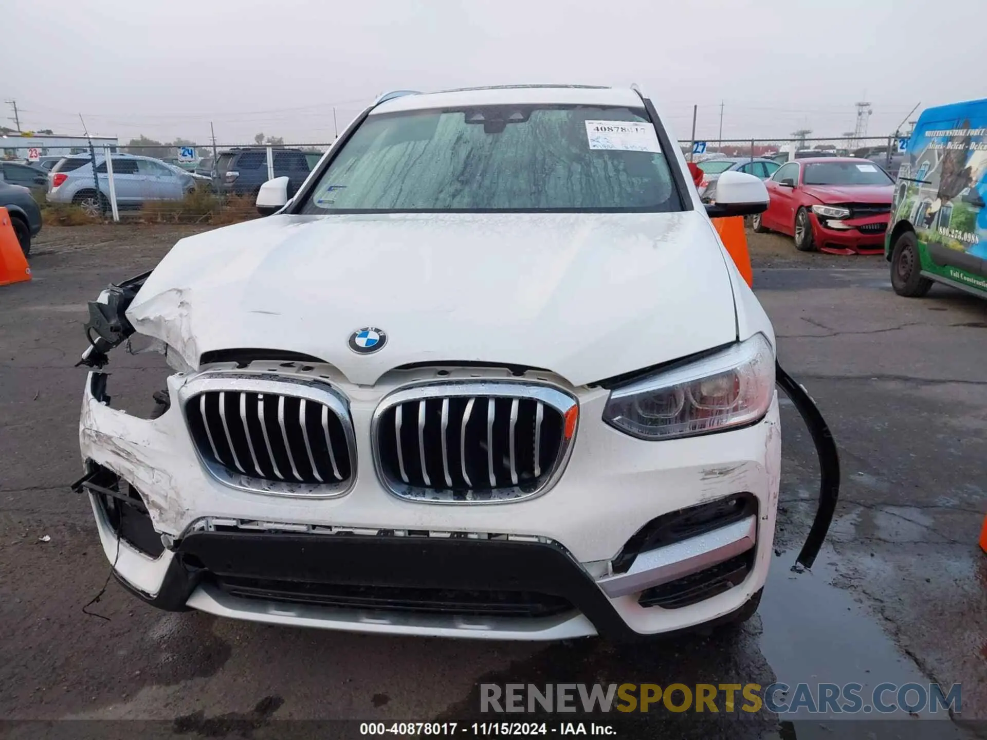 13 Photograph of a damaged car 5UXTY3C05M9H24837 BMW X3 2021